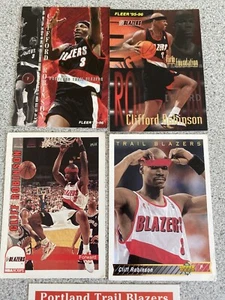 Clifford Robinson NBA Basketball Cards 1990s X 5 - Picture 1 of 7