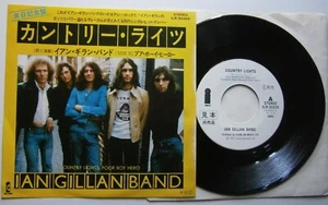 IAN GILLAN BAND: COUNTRY LIGHTS (Island) Rare 1977 Japanese Promo 7" - Picture 1 of 2