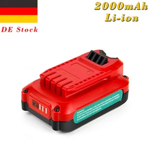 Batteria agli ioni di litio 20 V 2 AH per CRAFTSMAN CMCB204, V20 Axial Blower, V20 Cordless Lopper - Foto 1 di 11