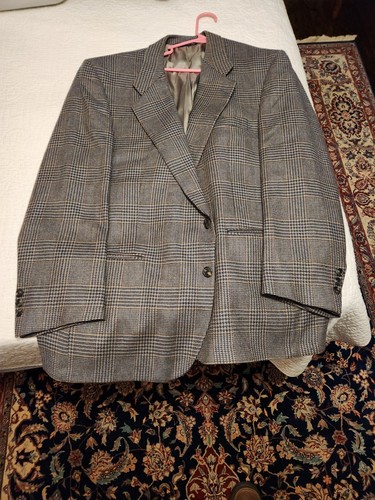 Giacca sportiva da uomo Burberry vintage cappotto sportivo cappotto sportivo lana 2 bottoni