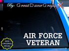 Air Force Veteran -Vinyl Decal Sticker -Color Choice -HIGH QUALITY