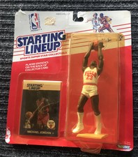 1988 Michael Jordan Starting Lineup Chicago Bulls Jersey Rookie Card