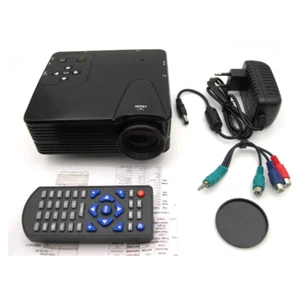 Mini LED Projector H80 LED Orthographic Projection 80Lumen 1080P - Picture 1 of 7