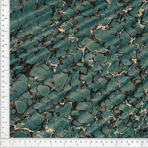 Handmarmoriertes Papier zum Buchbinden, spanisches Muster 48x67cm 19x26in Serie f708 - Bild 1 von 1