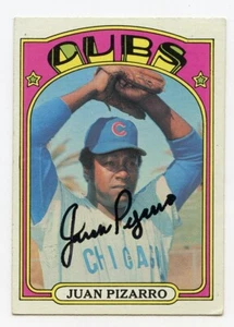 JUAN PIZARRO Signed 1972 Topps #18 Cubs Guaranteed Authentic KOA - Picture 1 of 1