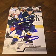 Robert Thomas Signed Card