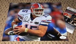 TIM TEBOW SIGNED 8X10 PHOTO AUTOGRAPH FLORIDA GATORS FOOTBALL JSA COA AUTO - Picture 1 of 1