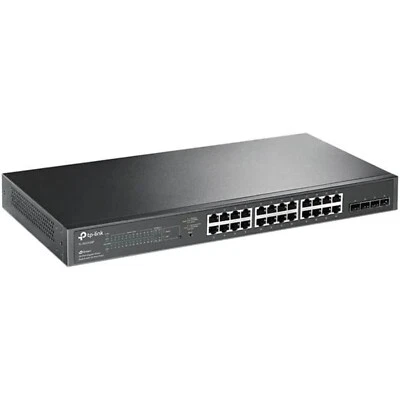 TP-Link TL-SG2428P JetStream 28-Port Gigabit Smart Switch with 24-Port PoE+ New - Image 1 of 4