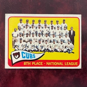 1965 Topps Set CHICAGO CUBS TEAM PHOTO CARD #91 - VG-EX/EX - Picture 1 of 2