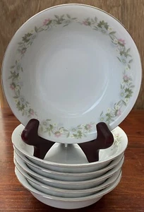 6 JOHANN HAVILAND 5” FOREVER SPRING BERRY / FRUIT / DESSERT GERMANY BOWLS - Picture 1 of 6