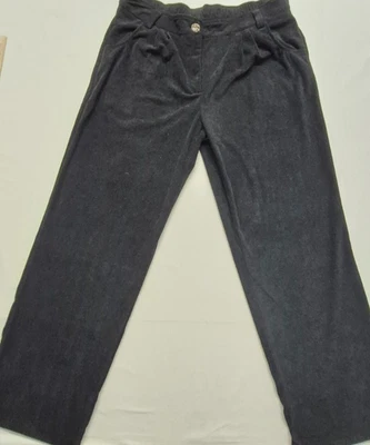 NUEVO CON ETIQUETAS Halara Come and Play Mujer Pantalón Pana Negro XL Alto Foto 1 de 4