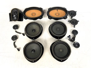 ⭐2013-2020 LINCOLN MKZ FRONT & REAR DOOR SPEAKER WITH TWEETERS SET OEM LOT2643 - Picture 1 of 20