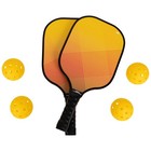 Trespass Outdoor Indoor 4 Balls 2 Paddles Carry Bag Pickleball Game Set - Morty