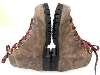 Botas de Montañismo Vintage VASQUE Italianas Gamuza, 11 Estrechas, las Suelas son Perfectas Foto 1 de 4