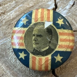 1900 WILLIAM MCKINLEY campaign  button/back political advertising  - Picture 1 of 6