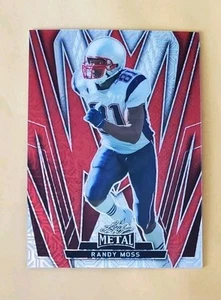 2024 Leaf Metal Red Mojo 1/3 Randy Moss #87 HOF First Print SSP - Picture 1 of 4