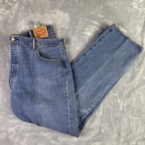 Vintage Levi's 501 Jeans Men's 42x32 Original Button Fly 00501-0193 Blank Tab - Picture 1 of 10