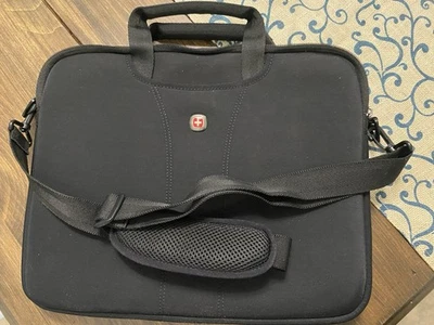 Swiss Army Neoprene Laptop Carry Case Black - Image 1 of 4