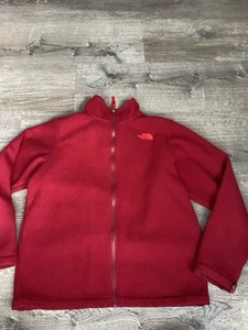 The North Face Youth Interchange Red Fleece Boys Size 14/16 L Large Jacket - Picture 1 of 9