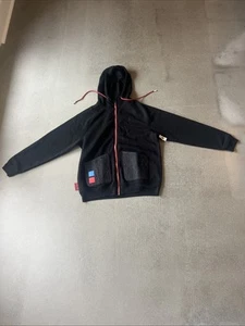 Star Wars NWT Mens Large Zip Up Hood Sweater Jacket Double Pocket Black - Picture 1 of 6