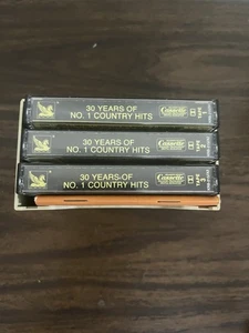 Reader’s Digest 30 Yrs No. 1 Country Hits – 3 Cassette Set w/ Booklet, VG - Picture 1 of 6