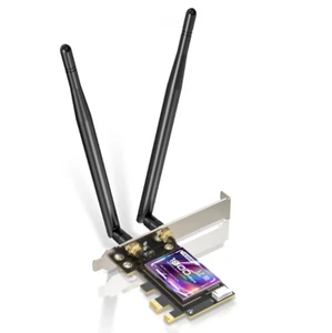 EDUP WIFI6 PCI-E CARD BT5.2 DUAL BAND USB 2.0 PCI-E 1800MBPS WIRELESS - EP-9658 - Picture 1 of 5