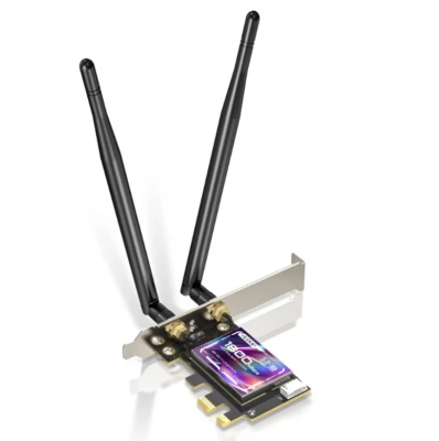EDUP WIFI6 PCI-E CARD BT5.2 DUAL BAND USB 2.0 PCI-E 1800MBPS WIRELESS - EP-9658 - Image 1 of 4