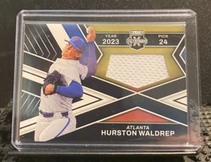 Hurston Waldrep 2023 Elite Extra First Round Materials Pick 24 - Braves - Picture 1 of 2