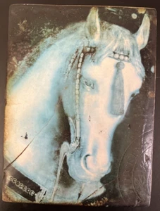 Sid Dickens Memory Block T-104 "White Horse" 2002 Fall Collection ~ Blue Tassel - Picture 1 of 7