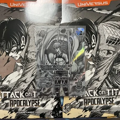 Attack On Titan The Nine Titans from throughout the Ages Alt Art AOT03 226/189 - Image 1 of 4
