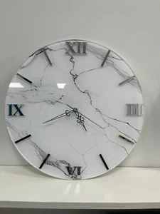 Orologio da parete effetto marmo CROMO - Foto 1 di 3