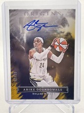 2023 Panini Origins WNBA Arike Ogunbowale Autograph Gold #1/10 Wings NO. OA-AKO