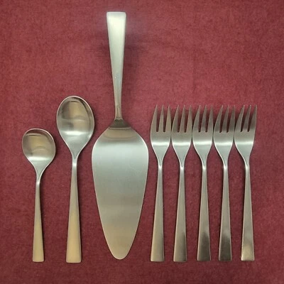 Auerhahn Conturo matt Kuchengabeln Tortenheber Sahnelöffel Zuckerlöffel  - Bild 1 von 4