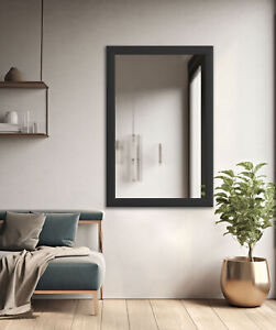 Spiegel inkl. Rahmen Moderna | Schwarz | Wandspiegel | in 11 Größen