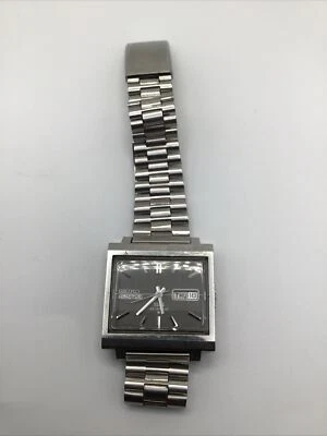 复古精工 5 Actus SS 6106 5440 方形盒 23 珠宝 — 第 1/4 张图片