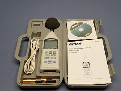 Extech 407780A Integrating Sound Level Meter - 30 dB to 130 dB PARTS/REPAIR - Image 1 of 4