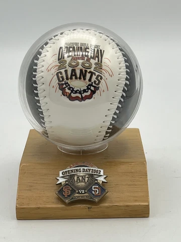 San Francisco Giants 2002 MLB Opening Day Baseball Pacific Bell Park Cover