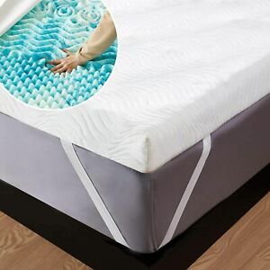 7CM MEMORY FOAM MATTRESS TOPPER ORTHOPAEDIC NEW 7 LAYER ZONE - WITH ZIP COVER