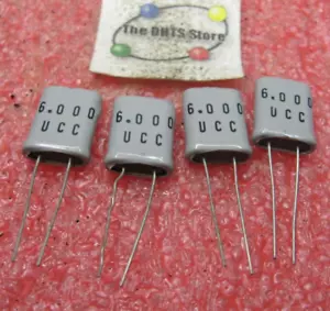 Crystal 6.000 MHz UCC - Used Qty 4 - Picture 1 of 1