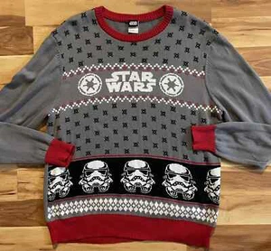 Star Wars Stormtrooper Ugly Christmas Sweater XL Xmas Lucasfilm Droid Men's - Picture 1 of 5