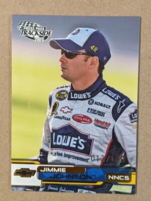 2005 PRESS PASS TRACKSIDE GOLDEN #G5 JIMMIE JOHNSON #'D 13/100 - Image 1 of 2