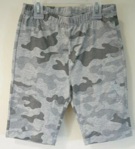 New W/Tags Gap Kids Gray Camo Bike Shorts Girl's Size M / 8 - Picture 1 of 1