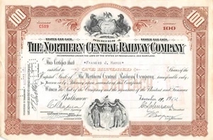 The Northern Central Railway Compagny Certificate 1952 (519) - Foto 1 di 2