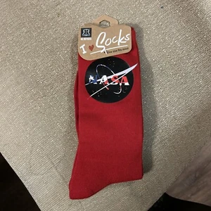 NASA Socken rot von Robin Ruth Einheitsgröße - Erwachsene neu - Bild 1 von 4