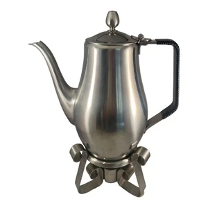 Jarra y calentador de café/té vintage Reed & Barton Viking de acero inoxidable Japón - Imagen 1 de 14