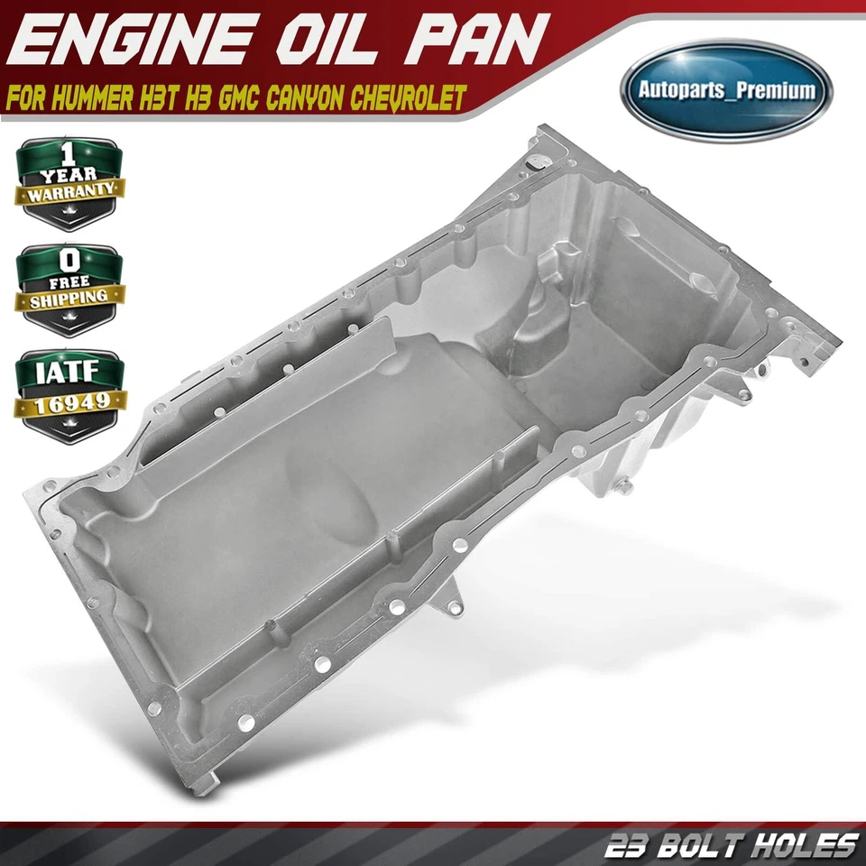 Nuevo cárter de aceite de motor para Hummer H3T H3 GMC Canyon Chevrolet L5 3,7 L 2004-10 GMP63A Foto 1 de 4