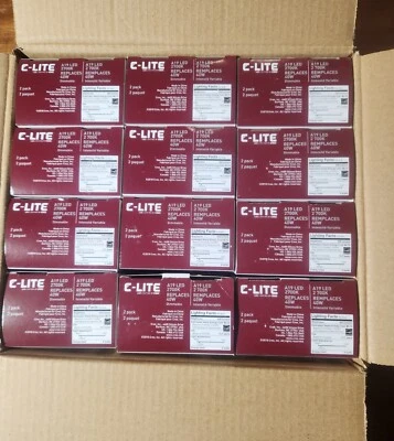 24 Pack Case Dimmable LED LIGHT BULB CREE 40W Replacement A19 Soft White 2700K - Image 1 of 4