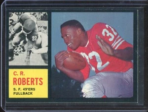1962 Topps Football # 154 C.R. Roberts (NM) Near Mint - Picture 1 of 2