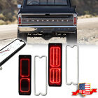 Smoked Red LED Tail Brake Lights Tailight For 1967-1972 Chevy / GMC Pickup Truck GMC Pick-Up