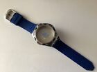 Invicta 42272 52mm Watch Case and Blue Silicone Watch Band For Parts